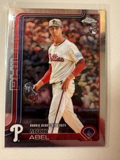 Mick Abel 2025 Topps Chrome USC87 🔥 Rookie Card Phillies Prospect