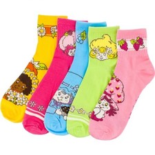 Strawberry Shortcake Women's Ankle/Quarter Length Socks, 5-Pair, Size 9-11