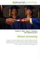 Frederic P. Miller (U. A.) | Miami University | Taschenbuch | Englisch (2026)