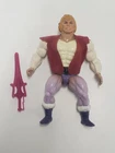 Vintage 1981 Prince Adam He-Man Action Figure MOTU w. Vest & Sword 99% Complete
