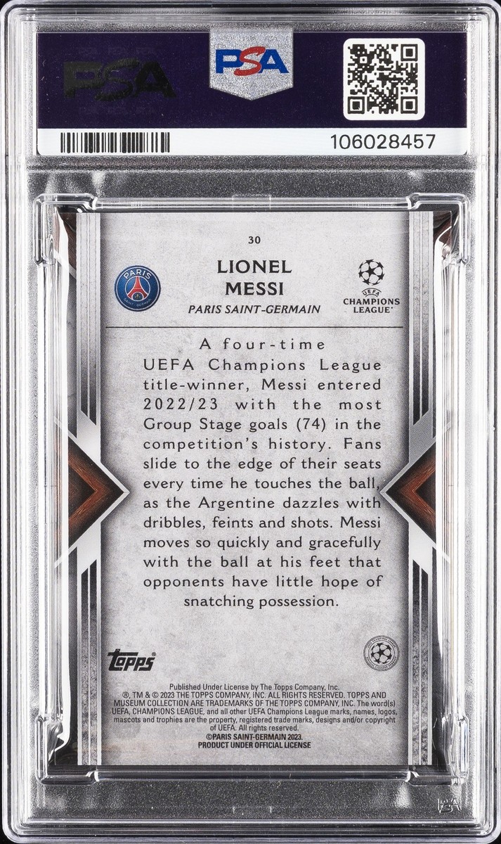 2022-23 COPPER #30 LIONEL MESSI 125/125 PSA AUTHENTIC AUTO 10 | eBay