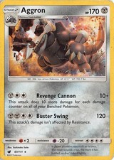 Aggron Reverse Holo Holo Rare SM - Crimson Invasion 67/111 HP
