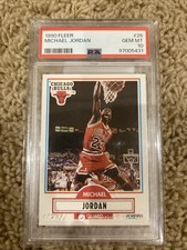 1990 FLEER #26 MICHAEL JORDAN PSA 10