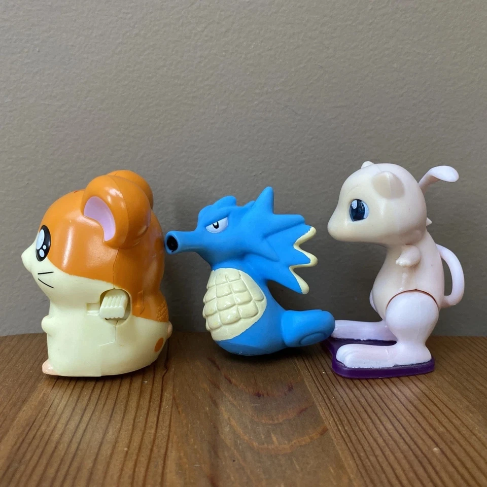 Burger King Pokemon Figura Lote de 5 Juguetes de Comida Rápida De Colección 1999 Nintendo Foto 3 de 4