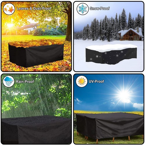 Patio Furniture Covers Waterproof Outdoor Furniture Covers Ripproof For Patio Fu - Picture 8 of 9