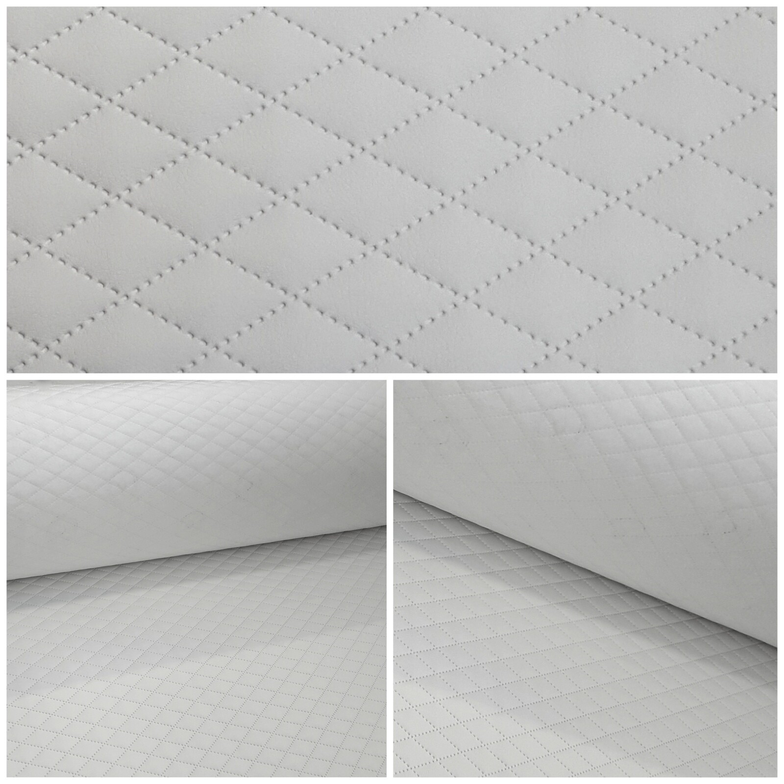 Faux leather leather PVC furniture fabric upholstery quilted various