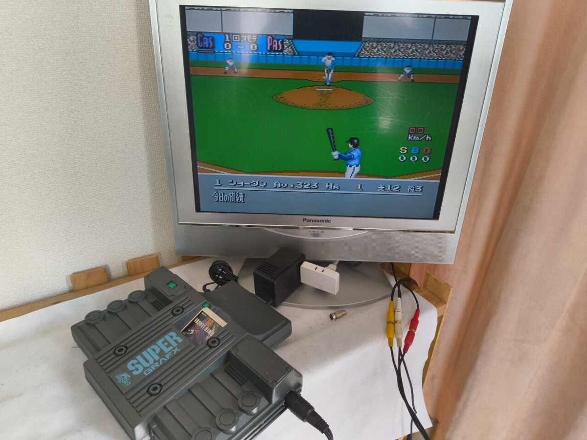 NEC PC Engine SuperGrafx TurboGrafx-16 PI-TG4 Console and Pad set