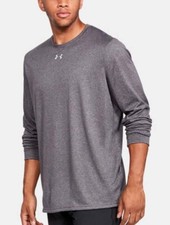 Under Armour Men's UA 2.0 Long Sleeve Locker Tee 1305776-090 Carbon Heather