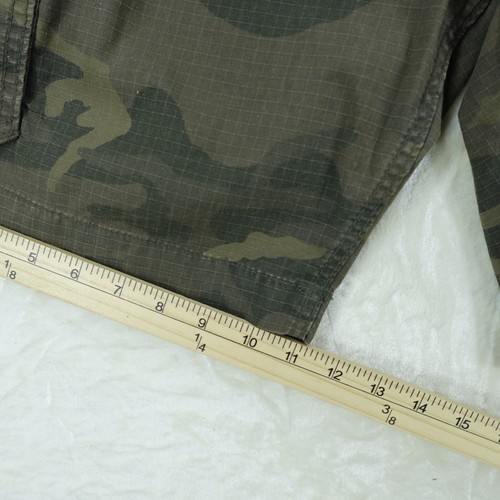 Old Navy Camo Cargo Shorts Men's Green Camouflage Size 36/10 Stretch woods Camp - Picture 5 of 17