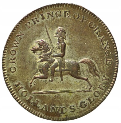 Waterloo Napoleon Crown Prince Orange Hollands Glory medal token