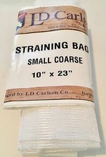 Nylon Straining Bag 10 x 23" Coarse Mesh Homebrew Beer Wine Cider Spirit Dry Hop