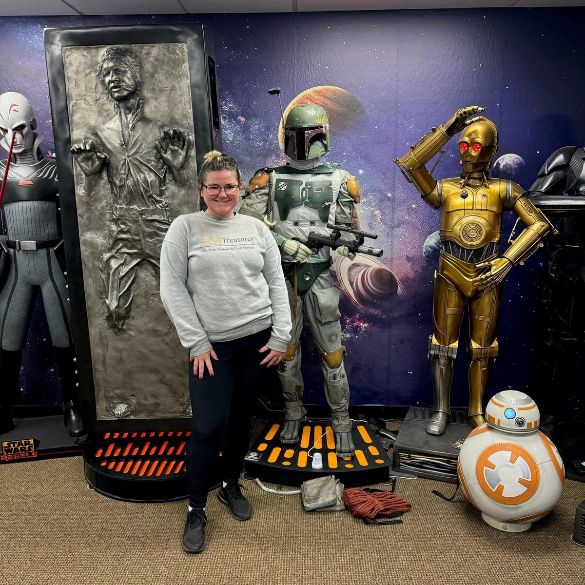 Star wars life size figures sale