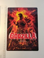 JAPAN SHITAJIKI Godzilla VINTAGE RARE POSTER AFFICHE PLASTIQUE GOJIRA