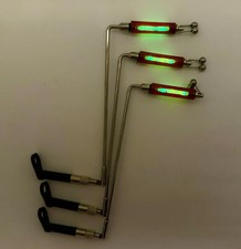 glowing Bite Indicator, Bobbin Swingers, Bobbin Hangers, Carp Fishing RED