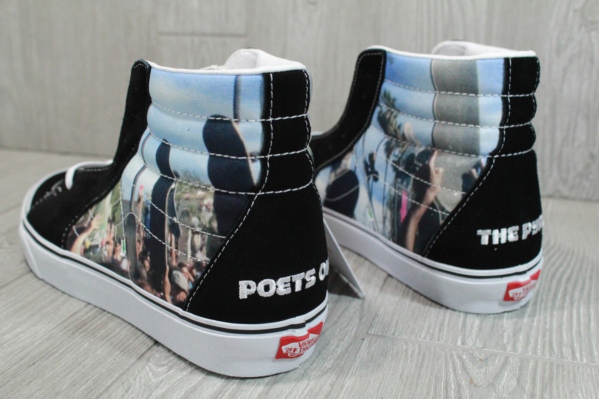 Rare Vans X MOCA Sk8-Hi Frances Stark/Black Sneakers Limited