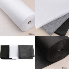Interfacing Buckram Fabric Non Woven Fusible Iron On Fusing Meter Material 40"