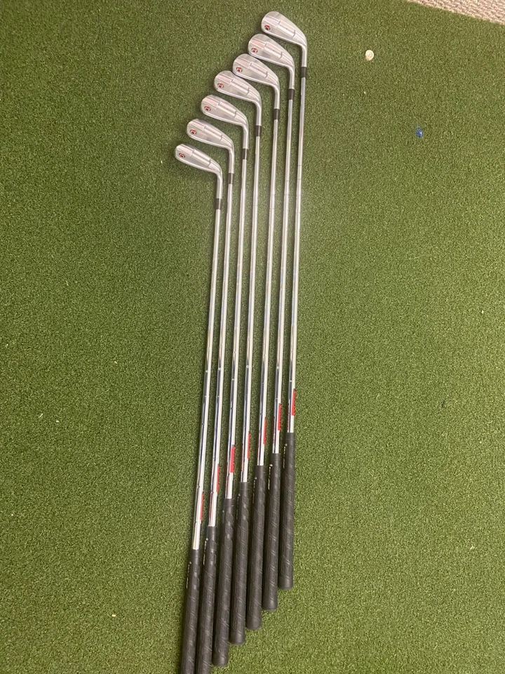 SALE!! Golfworks TS-1  Forged irons 4-PW w/ KBS 130X flighted iron shafts.S $499 - Image 2 of 3