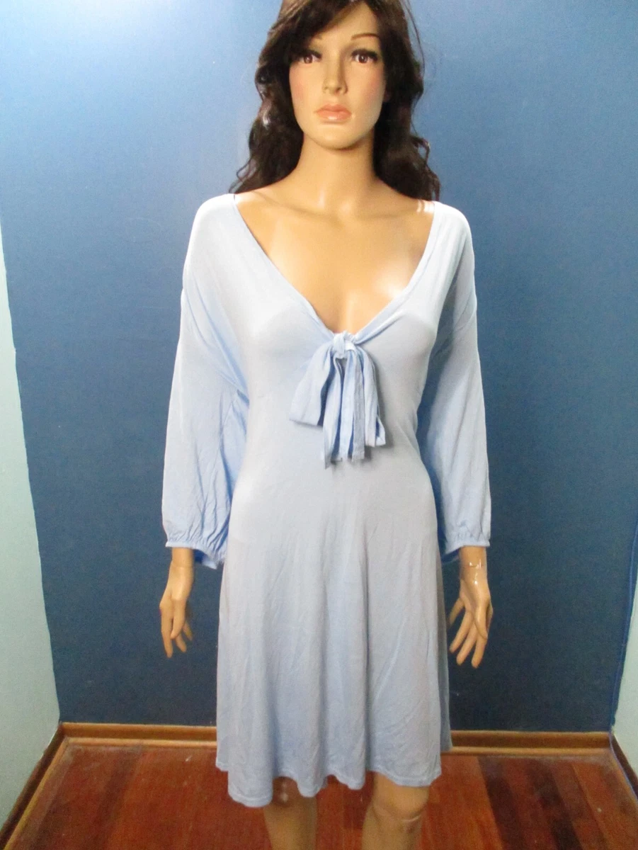 Boohoo pale shop blue dress