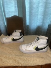 Nike Blazer Mid 77 Double Check White Vapor Green Sz 5Y Women  s 6.5 Barely Worn