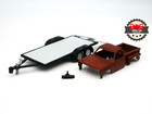 TRAILER AND JUNK TRUCK SET 1:64 SCALE DIECAST COLLECTOR COLLECTOR MODEL CAR
