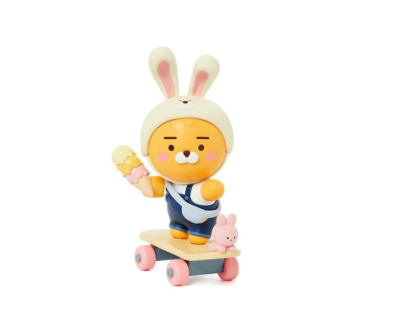 Kakao Friends Desk Figure Skateboard Little Ryan Interior Decor