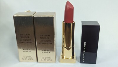 LOT OF 2 - KEVYN AUCOIN THE EXPERT LIP COLOR ITEM# 10024 SAMILKE 0.12oz