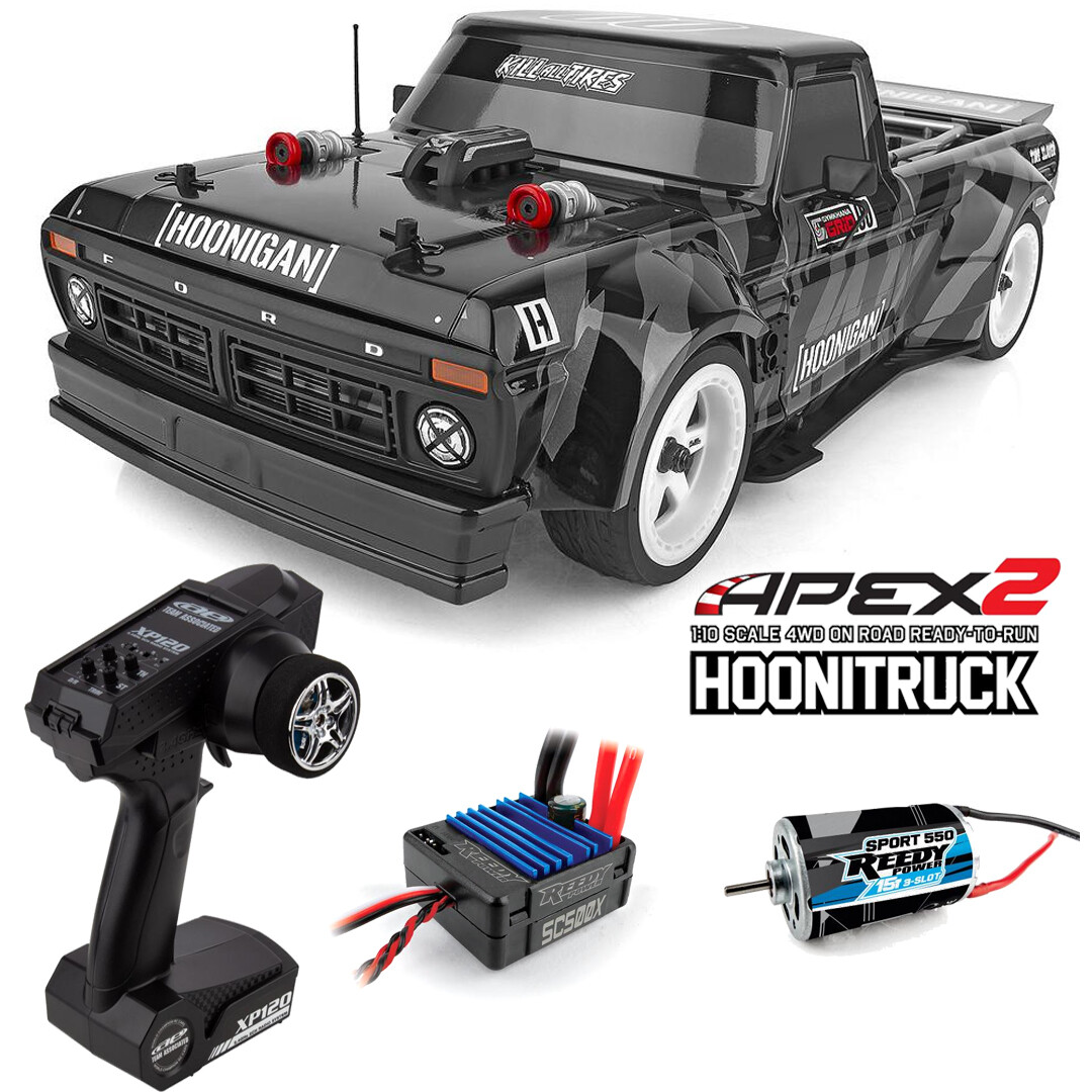NEW Associated Apex2 1/10 4WD On-Road RTR Hoonitruck 784695301238