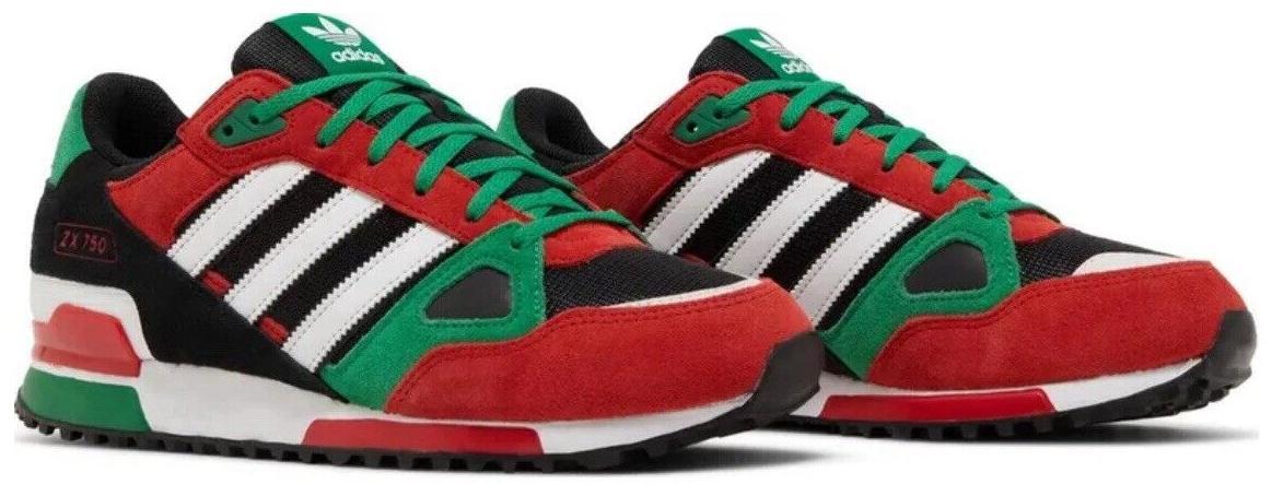 adidas ZX 750 Red Green for Sale | Authenticity Guaranteed | eBay
