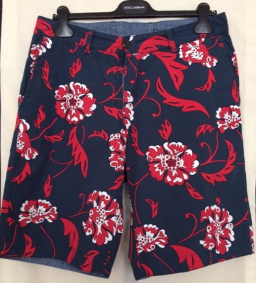 Coole Franklin Marshall Kurzhose Bermuda Shorts Gr. 33 beidseitig tragbar