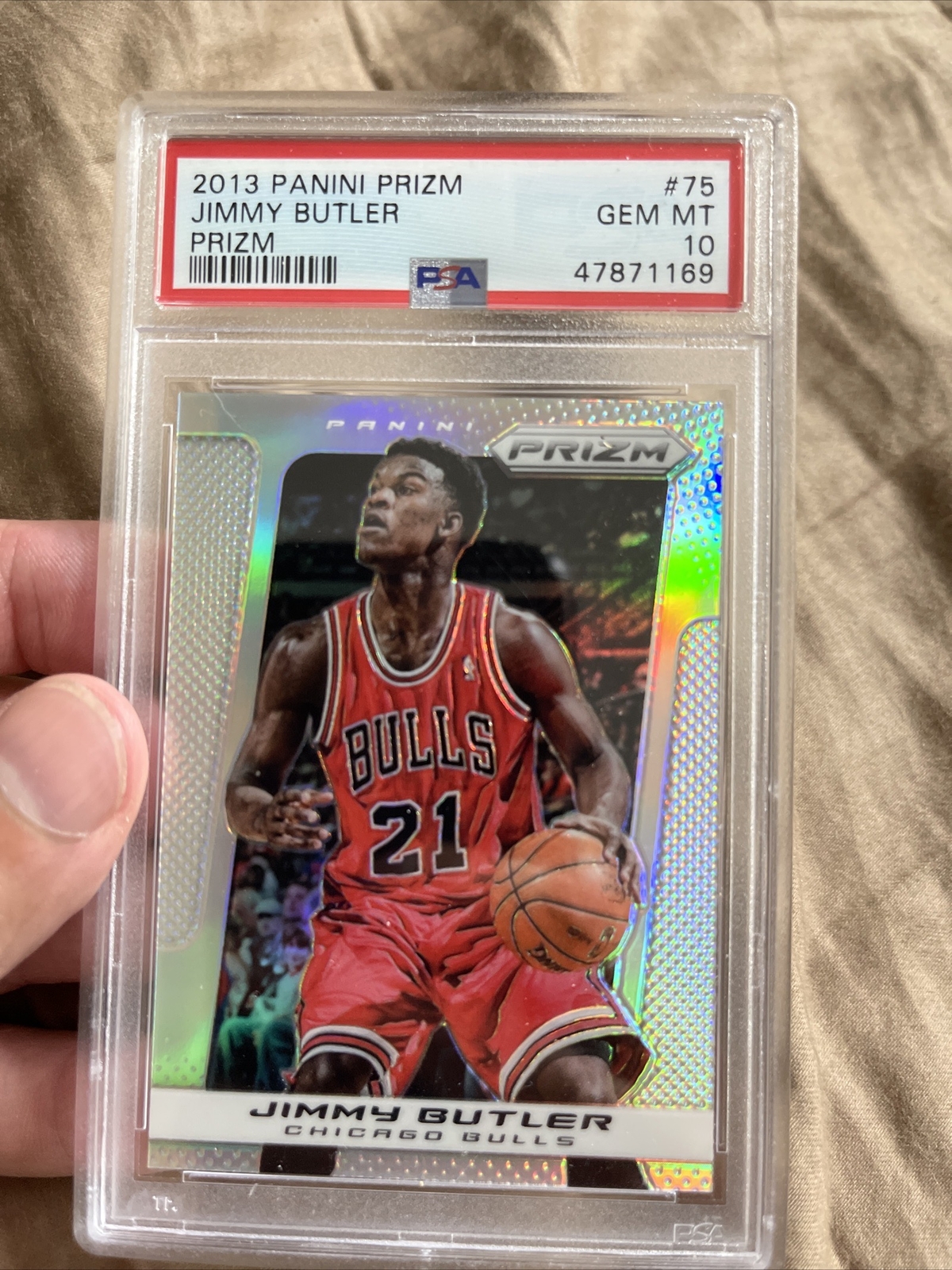 2013 Panini Prizm Jimmy Butler Silver Prizm Psa 10 Rare SP 2nd Year