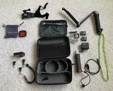 GoPro HERO4 Silver Action Camera with Batteries,Waterproof Case, etc.