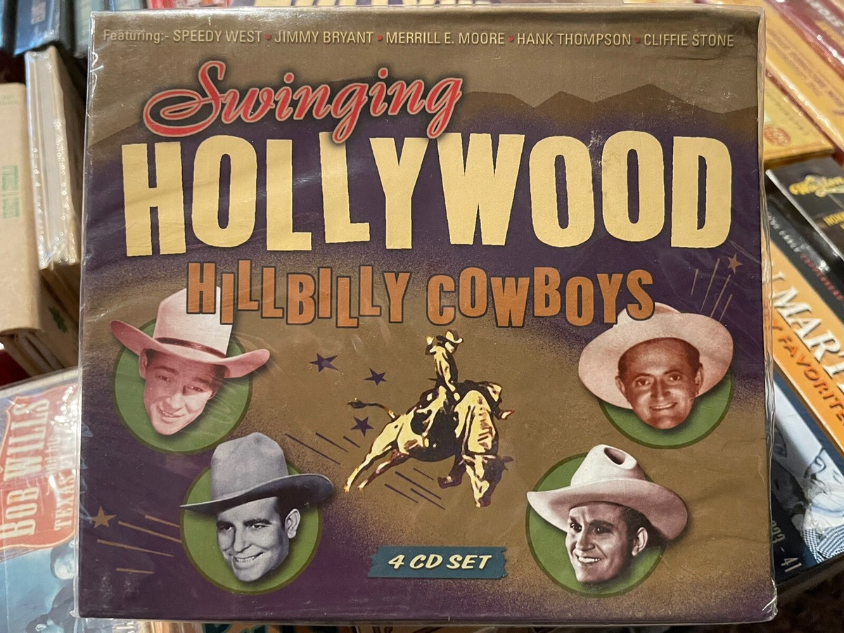 SWINGING HOLLYWOOD HILLBILLY COWBOYS 4CD Set NEW MINT UNOPENED 