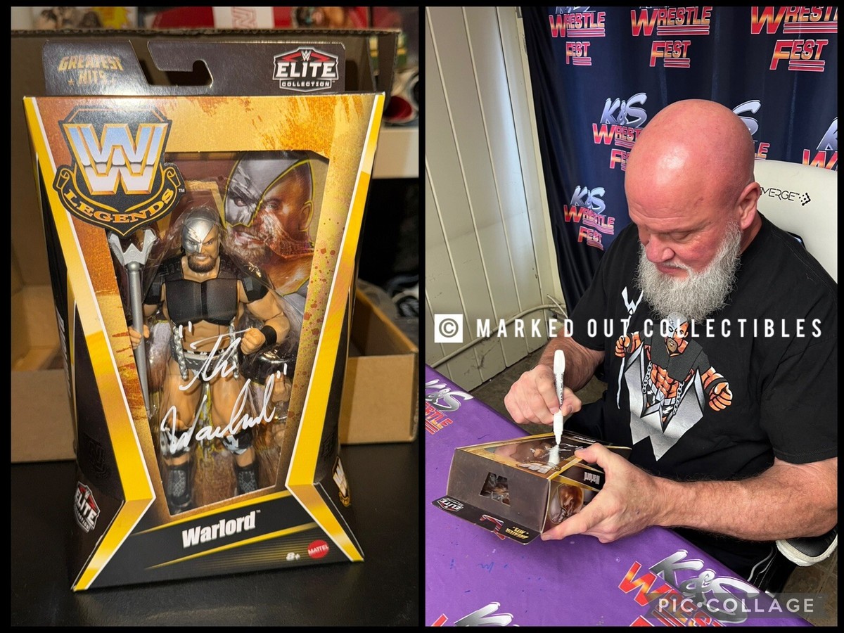 WWE WWF NWA パワーズ オブ ペイン プロレス フィギュア Warlord WWE Signed Elite Figure WWF WCW ECW Powers Of Pain PROOF