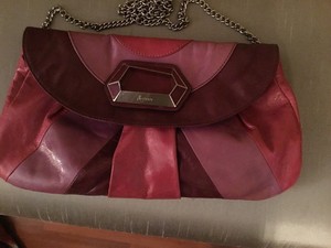 large leather clutch bag
