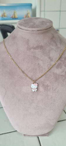 Hello Kitty Gold Stainless Steel Necklace  - Picture 1 of 5