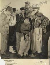 Jonny Puleo & His Harmonica Rascals Gang Autograph signed Original 8x10 Photo