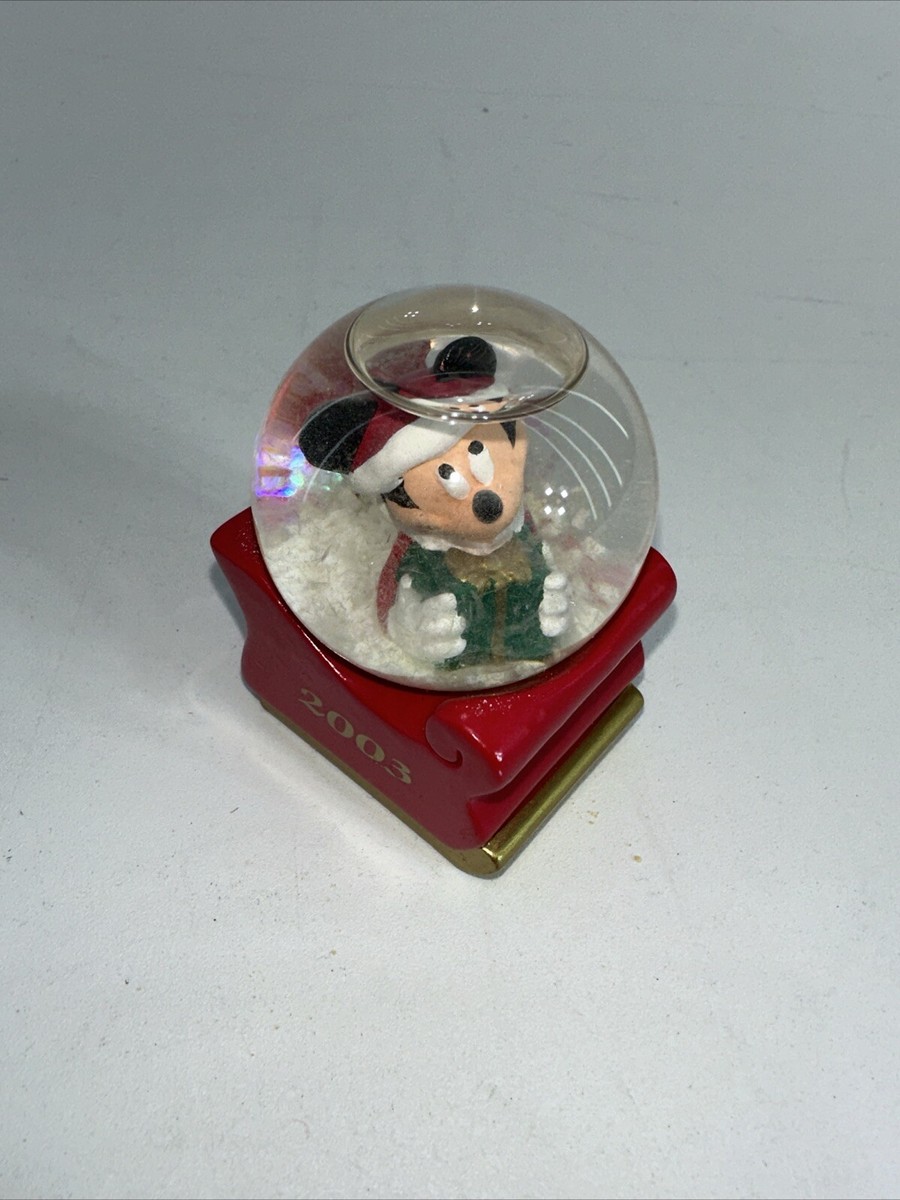 Vintage 2003 Disney Mickey Mouse Sled Snow Globe No Box for Vintage 2003 Disney Mickey Mouse Sled Snow Globe No Box for