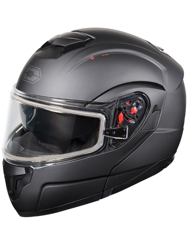 Castle X Atom Matte Black Full Face Snowmobile Winter Helmet XS - 3XL