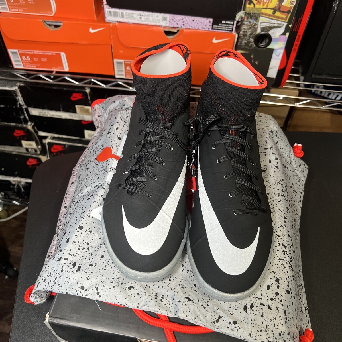 激レア NIKE ネイマール×JORDAN HYPERVENOM スパイク Size 9 - Nike Neymar x Air Jordan x HypervenomX Proximo Metallic