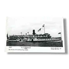 Postcard RPPC PS Toronto c1910 Passenger Ferry Boat Ship C338