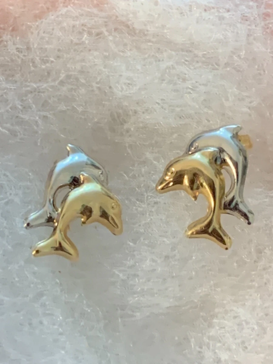 Fish stud hotsell earrings