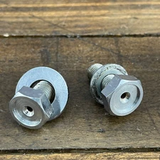 Vintage Suntour Grease Guard Crank Arm Bolts Chrome Silver 80s 90s XC