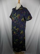 Vestido largo floral de mezclilla azul marino Sweet Jessie de 2 piezas para mujer talla S P