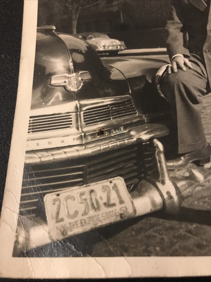 5 x 7 photograph proud man with car and license plate fd9 eBay