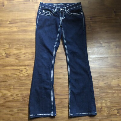 Vintage BLUE ASPHALT Junior's Size Long 26