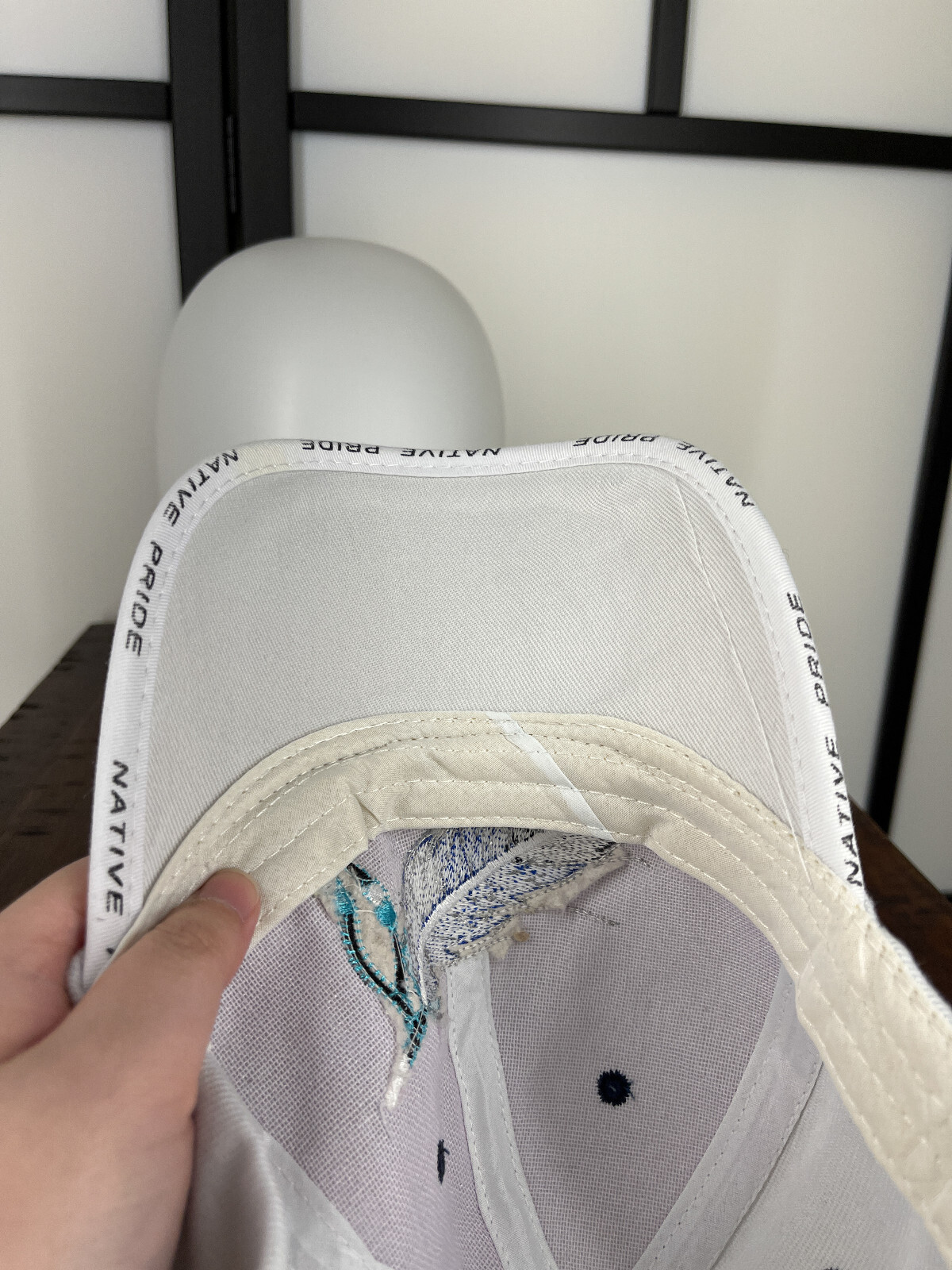 Native Pride Feather Hat Cap Strap Back Adult One… - image 10