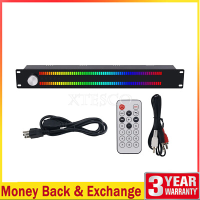 LED64x2 Level Rhythm Light Music Spectrum Display 1.5U Case Voice Control Light