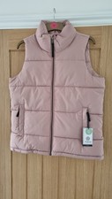 Tog24 Ledston Womens Size 10 Dusky Pink Insulated Padded Gilet Bodywarmer Bnwt