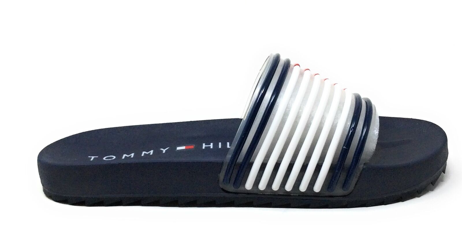 Tommy Hilfiger Unisex Kids Selling and selling Shylo II 5 ☆ popular Slide Blue Sandals Navy Red