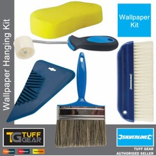 Wallpaper Hanging Seam Roller Wallpaper Smoother Paste Brush Sponge Kit / Set